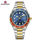 NAVIFORCE Luxury Watch for Men Quartz 3ATM Waterproof Stainless Steel Watches Business Fashion Men's Wristwatch2025