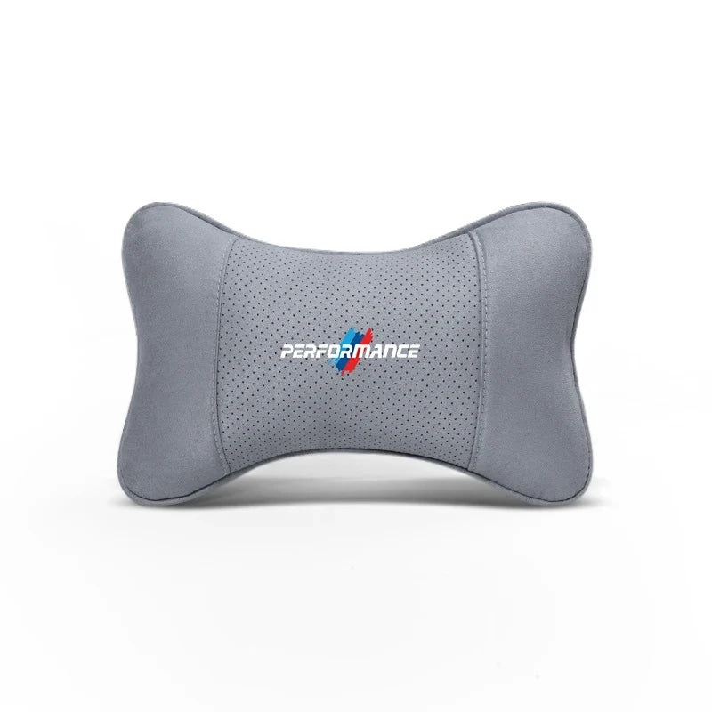 Soft Suede Neck Pillow Comfort Car Headrest Interior Decor Accessories For BMW E90 G80 M3 G30 M5 F82 F83 F20 F21 G42 F95 F96 G06