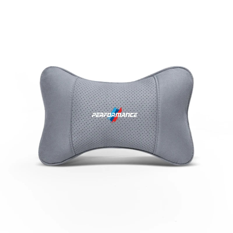 Soft Suede Neck Pillow Comfort Car Headrest Interior Decor Accessories For BMW E90 G80 M3 G30 M5 F82 F83 F20 F21 G42 F95 F96 G06
