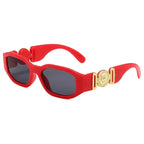 Nuevas gafas de sol cuadradas irregulares Retro para mujeres y hombres, gafas de sol de montura pequeña de diseñador a la moda, gafas de sol de producto de tendencia UV400