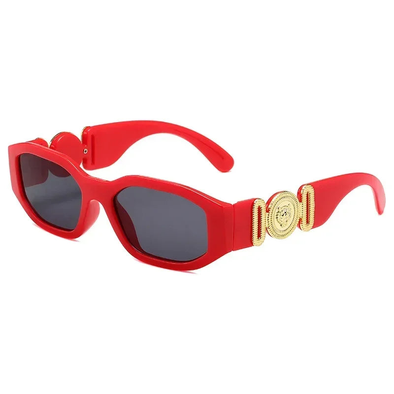 Nuevas gafas de sol cuadradas irregulares Retro para mujeres y hombres, gafas de sol de montura pequeña de diseñador a la moda, gafas de sol de producto de tendencia UV400