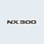 Glossy Black ABS Letters NX200 NX300 NX200t NX300h HYBRID Emblem For Lexus Car Trunk Logo Sticker Badge Accessories