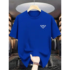 The latest 100% classic printed loose-fitting short-sleeved shirt is a high-quality top suitable for both men and women.