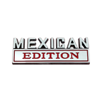 Mexican Edition Metal Car Emblems - Ideal for Hood, Trunk, Fenders, Doors of Nissan, GM, VW, Toyota, Chevy