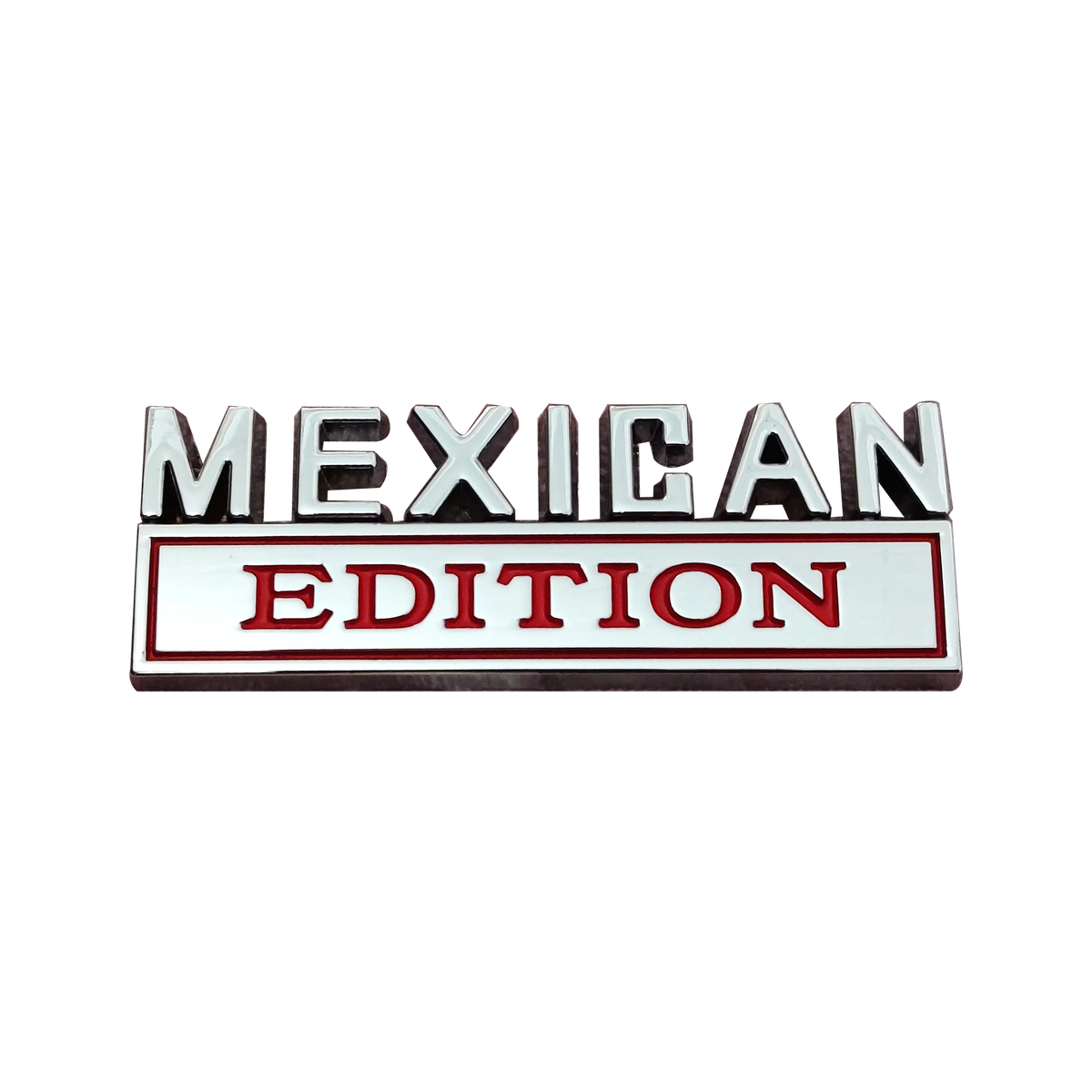 Mexican Edition Metal Car Emblems - Ideal for Hood, Trunk, Fenders, Doors of Nissan, GM, VW, Toyota, Chevy