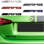 3D ABS Car AMG Logo Badge Rear Trunk Emblem Stickers Decal For Mercedes Benz AMG A B C E G W211 W203 W204 W210 W124 Accessories
