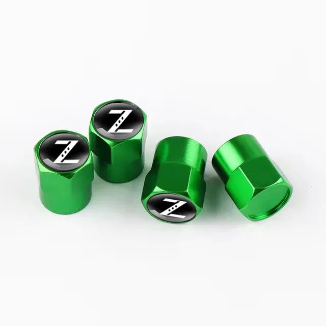 4Pcs Car Styling For Z Badge Aluminium Alloy Wheel Tire Valve Cover Caps Auto Accessories Car Motorcycle For Nissan Accessories