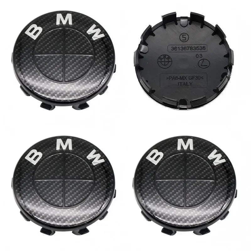 4Pcs 56MM 68MM Car Wheel Center Cap  Hub Covers For BMW M Logo E84 E83  X1 X2 X3 F48 G01 X4 X5 X6 Badge Auto Tuning Accessories