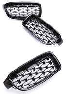 Kidney Front Racing Grille Chrome Black Silver Points Diamond Style Grill For BMW 3 Series F30 F31 2012-2019 320i 328i 330i 340i