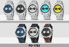 PAGANI DESIGN Panda Mens Watches Quartz Luxury Watch For Men Chronograph VK63 Wristwatches AR Sapphire Waterproof Luminous Clock