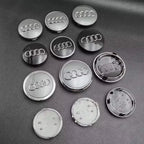 4Pcs Cap Hub Covers Badge Car Styling Wheel Center for Audi A1 A3 A4 A5 A6 A7 A8 Q1 Q2  Q3 Q5 Q7 S1 S3 S4 S6 Accessories