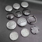 4Pcs Cap Hub Covers Badge Car Styling Wheel Center for Audi A1 A3 A4 A5 A6 A7 A8 Q1 Q2  Q3 Q5 Q7 S1 S3 S4 S6 Accessories