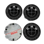 4Pcs 68mm 56mm Car Wheel Center Hub Cap Caps Emblem Logo For E90 E60 E61 E93 E87 E36 E46 E39 E53 F30 F20 F10 F15 X1 X3 X5 X6