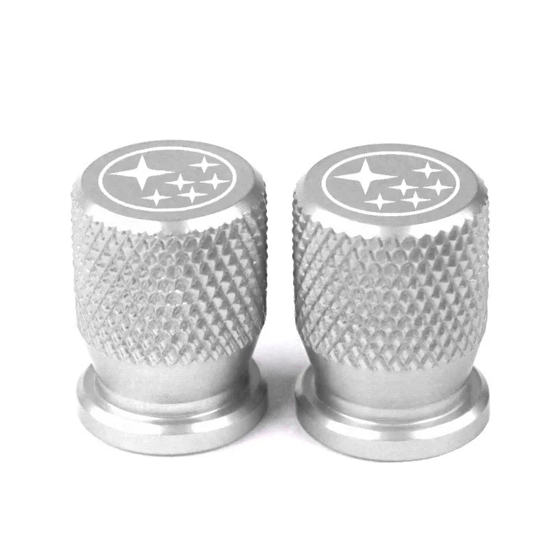 Wheel Tire Valves Tyre Stem for Subaru Impreza Forester Tribeca XV BRZ Air Caps car+accessories interior sticker decor styling