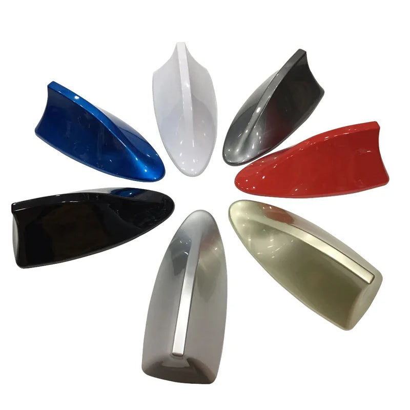 Car Shark Fin Antenna Cover Base Replacement Radio Signal Aerials Roof Exterior Accessories Decoration