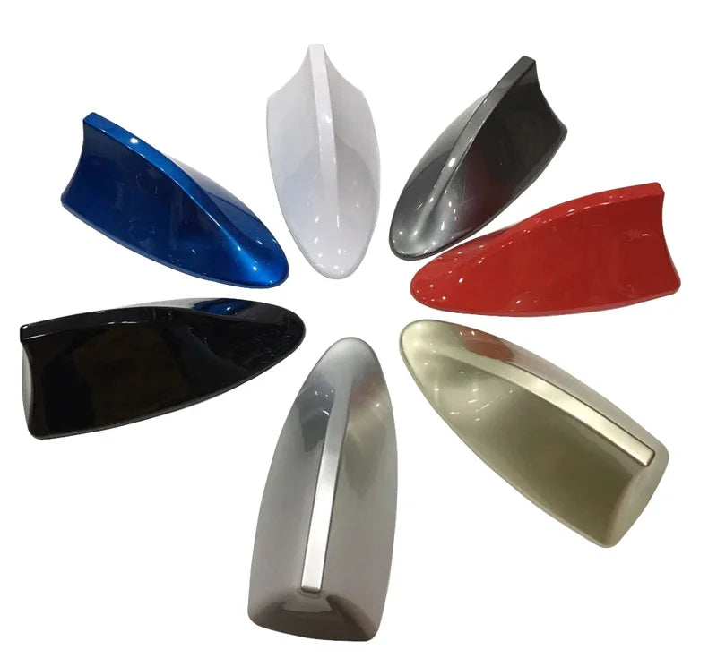 Car Shark Fin Antenna Cover Base Replacement Radio Signal Aerials Roof Exterior Accessories Decoration