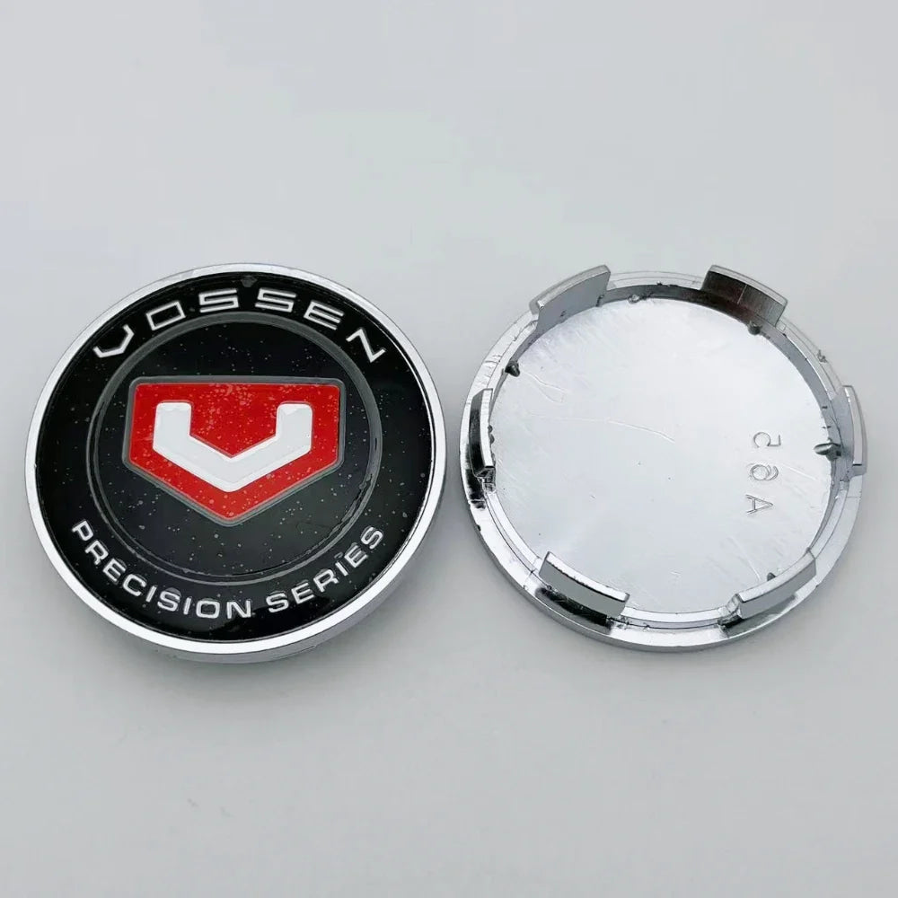 4pcs 65MM 59MM Vossen Logo Emblem Badge Car Wheel Center Caps Wheel Hubcap Hub Center Dust Cover Replace Car Styling Accessories