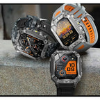 2026 TANK New 1400mAh Military GPS Smart Watch Men 2.01" AMOLED Screen 10ATM Waterproof Clock SOS Call Flashlight Smartwatch iOS