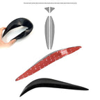 31cm Arc-shaped Universal Rubber Car Bumper Corner Protector Stickers Guards Buffer Trim Molding Anti-Scratch Protection Strip