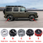 Car Wheel Center Hub Caps 75mm ABS Replacement For Mercedes AMG G Class G63 G500 Modified Styling Accessories Part A0004000900