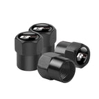 4Pcs Car Wheel Tires  Valve Caps Auto Exterior Accessories For Volkswagen GTI Golf Polo Passat RLine Magotan Jetta Bora Beetle R