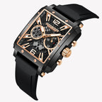 2026 New Pagani Design PD1725 Men Square Quartz Watch Chronograph 42MM Sapphire Glass Waterproof Racing Sports Silicone reloj