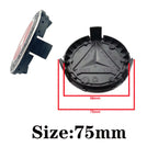 75mm Car Wheel Center Hub Caps Cover for Mercedes Benz GLS GLA GLK AMG W176 W204 W205 Wheel Center Caps Key Rings