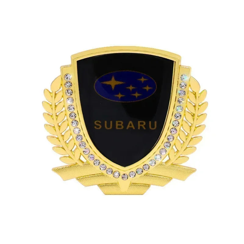 3D Car Window Side Emblem Rear Trunk Metal Badge Sticker Styling for Subaru Outback Impreza Forester Levorg XV STI Ascent Legacy