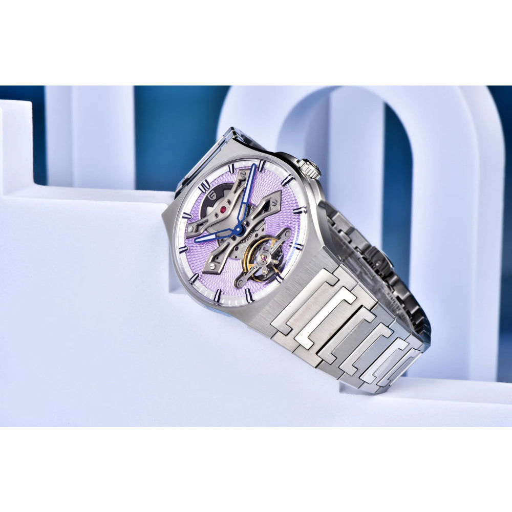 PAGANI DESIGN New 42MM Hollow Tourbillon Luxury Men Mechanical Watch Sapphire Glass Automatic Watches For Men Relojes hombres