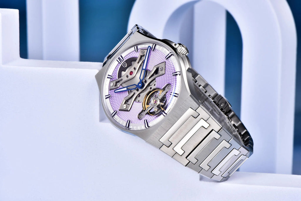PAGANI DESIGN New 42MM Hollow Tourbillon Luxury Men Mechanical Watch Sapphire Glass Automatic Watches For Men Relojes hombres