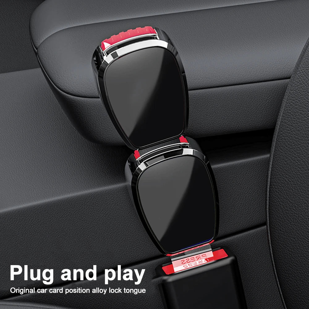 1/2PCS Car Seat Belt Clip Extender Auto Belt Extension Thick Insert Socket Extender Buckle Seat belt buckle plug
