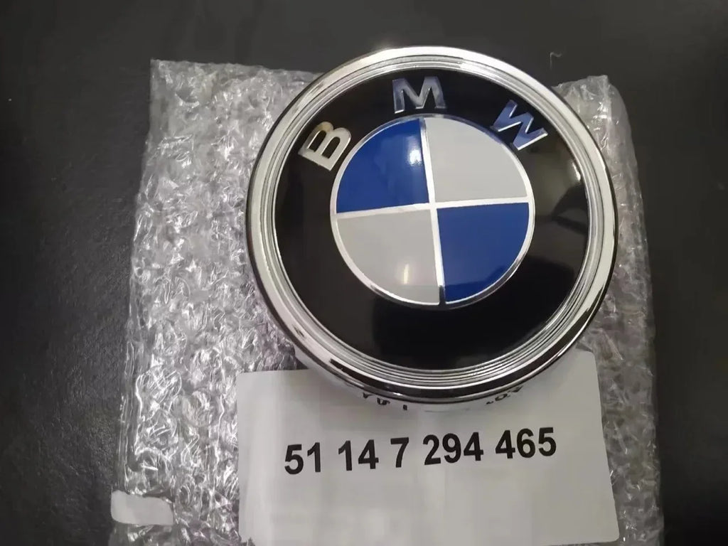 100mm Modified Car Rear Trunk Emblem Cover for BMW X5 2008-2018 Tail Replacement Badge Accessories Part Number 51147294465