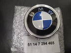 100mm Modified Car Rear Trunk Emblem Cover for BMW X5 2008-2018 Tail Replacement Badge Accessories Part Number 51147294465