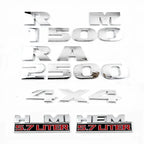 1ABS Emblem Car Stickers For Ram 1500 2500 5.7 Liter Hemi 4X4 Nameplate Charger Viper Magnum Caliber Journey Styling Accessories