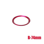 Creative Chrome Aluminum Car Front Rear Logo Surrounding Ring Stylish for BMW 82mm 74mm Emblem Hood Car Decoration Accessories