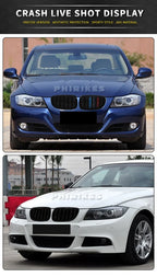 Pair Gloss Matt Carbon Black 3 Color Front Kidney Grille For BMW E92 E93 M3 2006-2009 Racing Grills