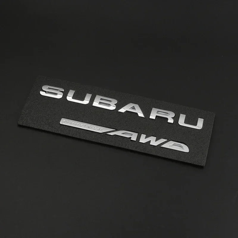 ABS Car Rear Trunk Sticker Emblem for Subaru WRX BRZ STI XV FORESTER IMPREZA LEGACY OUTBACK Auto Body Tail Letter Badge Decal