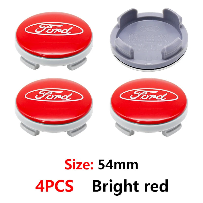 4Pcs 54mm 62mm 65mm 3D ABS Aluminum Car Wheel Center Hub Caps Universal Replacement Badges For Auto Rims Exterior Tuning Trim