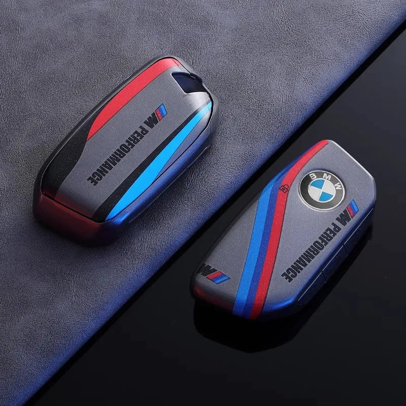Sport Style Car Smart Key Case Cover Shell For BMW M X1 U11 X7 X5 G05 LCI I7 IX XM Series 7 740Li U06 G81 M3 Keyless Accessories