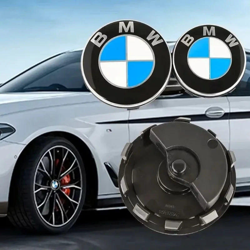 New 56mm 68mm Car Carbon 50th Anniversary Floating Wheel Center Caps For MINI BMW G11 G12 G30 G31 G32 G08 G05 F46 F49 F39 F90