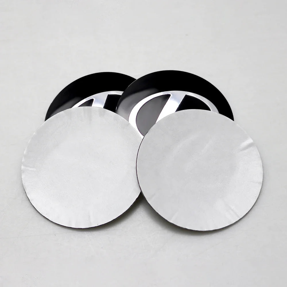 4Pcs 56MM Car Emblem Wheel Center Cover Hub Sticker Accessories For Lexus FSPORT ES RX NX LS UX LM LX GX LC RZ IS CT GS RC HS SC
