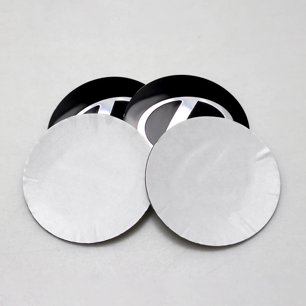 4Pcs 56MM Car Emblem Wheel Center Cover Hub Sticker Accessories For Lexus FSPORT ES RX NX LS UX LM LX GX LC RZ IS CT GS RC HS SC
