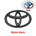 3D Car logo series Front Head Grill Hood Bonnet Emblem Rear Tail Bumper Trunk Badge For Toyota Corolla Camry RAV4 Hilux Yaris