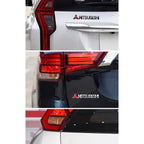 For Mitsubishi Outlander Eclipse Pajero Lancer EVO ASX Triton Attrage Ralliart Delica Car Metal Logo Badge Emblem Sticker