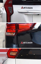 For Mitsubishi Outlander Eclipse Pajero Lancer EVO ASX Triton Attrage Ralliart Delica Car Metal Logo Badge Emblem Sticker