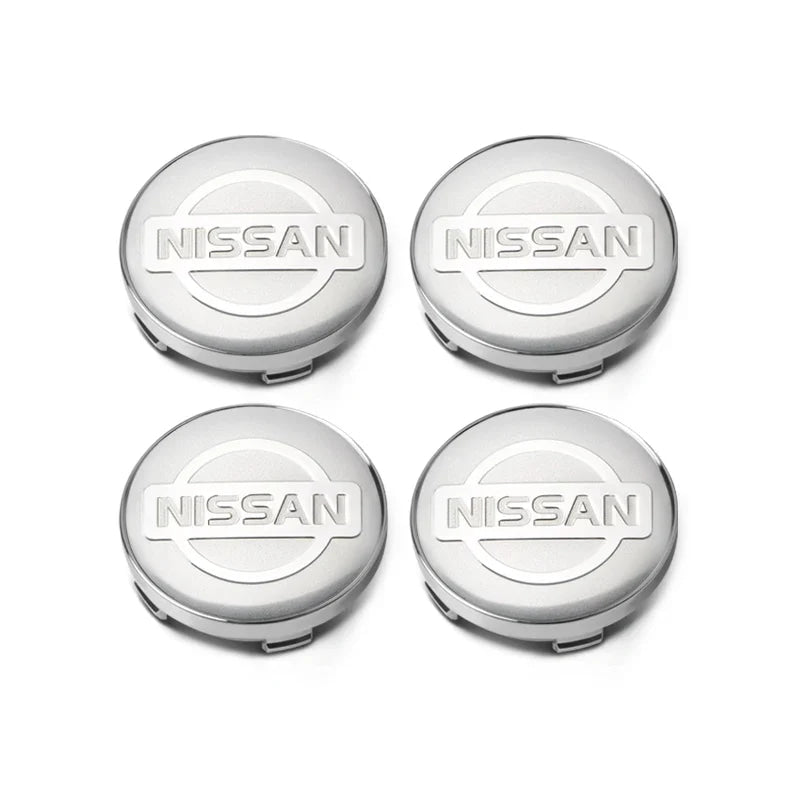 4Pcs 54/60mm Car Wheel Center Hub Caps Cover For Nissan Qashqai Juke Pulsar Sentra Altima Patrol Micra Replacement Accessorie