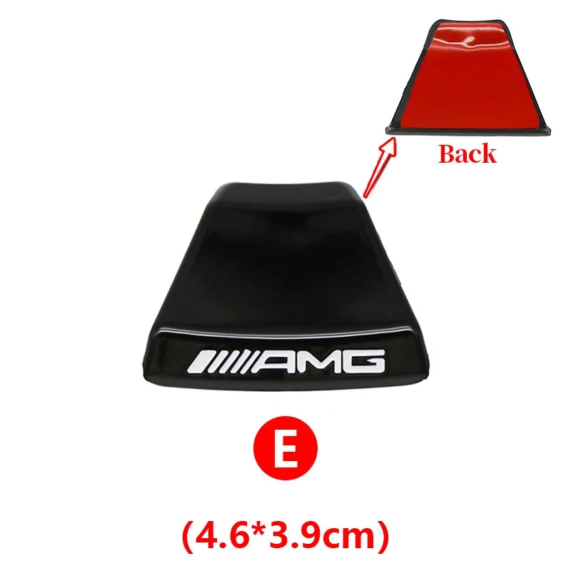 3D ABS Car Steering Wheel Emblem Sticker Badge For Mercedes Benz AMG W205 W206 W177 W168 W108 AMG W176 W204 W212 Accessories