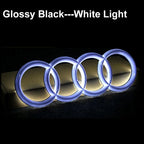 for Audi LED Logo Light Car Front Grille Badge Emblem Sticker A3 A4 A5 A6 Q5 RS5 A4L Q3 A8 Decals Auto Exterior Decoration