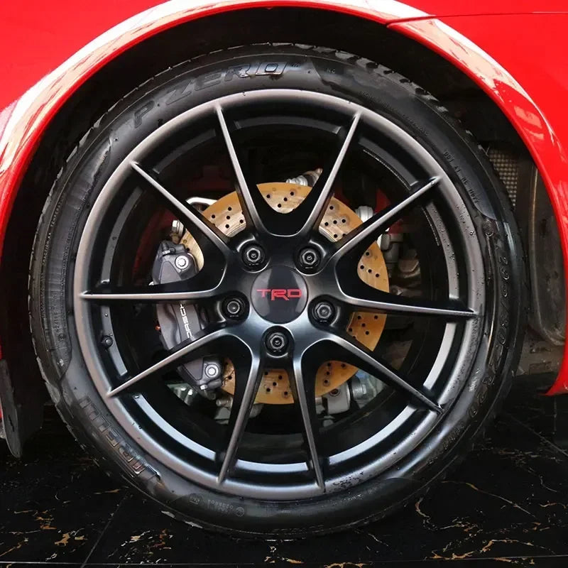 4Pcs 60MM Car Wheel Center Hub Caps Badge Tire Rim Covers For Toyota Fortuner Chr Verso Prius Hiace Yaris TRD Corolla GR Sport