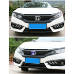 Car Logo Badge Front Grille Trunk Steering Wheel Decoration Accessories For Honda Fit GK5 HRV Vezel Accord Civic Cars Emblem